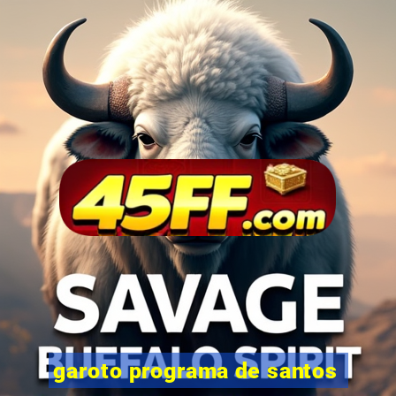 garoto programa de santos